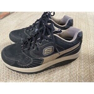 SKECHERS Sport Shape Ups Brown Black Sneaker Shoes Men's Size US 8.5